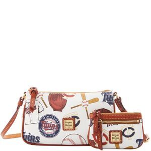 Dooney & Bourke MLB Minnesota Twins Lexi Crossbody Sm Coin Case - TWINS